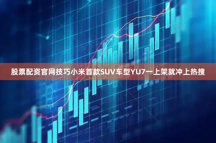 股票配资官网技巧小米首款SUV车型YU7一上架就冲上热搜
